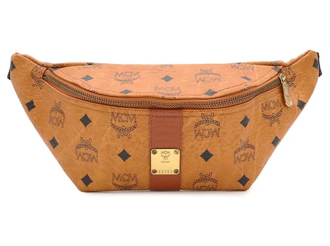 Pochette de taille MCM Visetos Glam Marron
