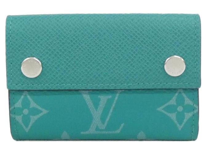 Cartera compacta Louis Vuitton Taiga Rama Discovery Verde