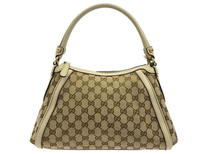 Bolsa de Ombro Gucci 282298 Bege e Marfim Cru