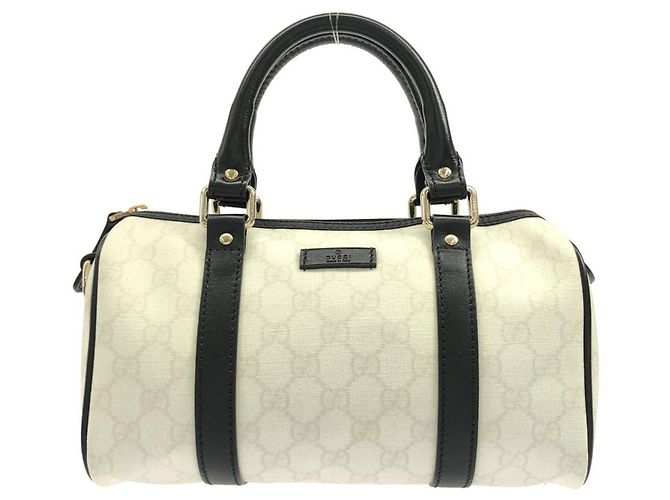 Borsa Boston Gucci 193604 Nero Bianco