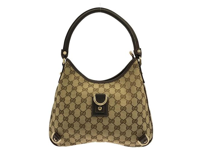 Borsa a tracolla Gucci GG Canvas Marrone Beige