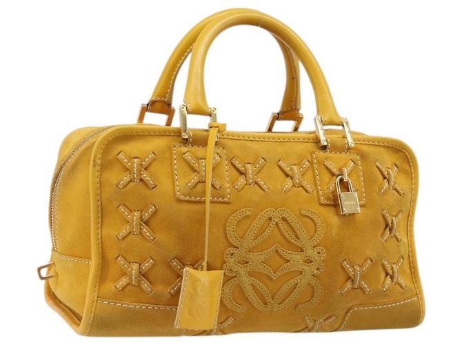 Loewe Amazona Suede 28 Jaune