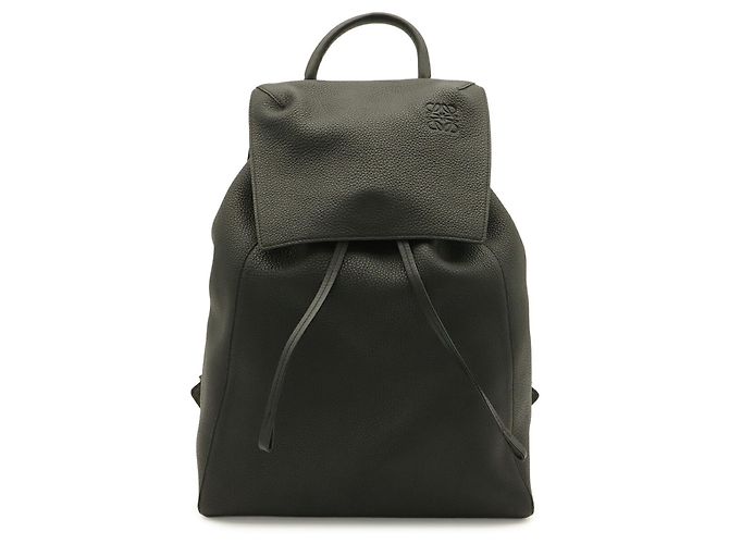 Mochila de cordón Loewe Castaño Negro