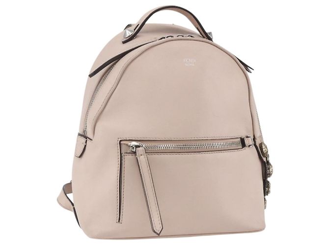 Fendi By The Way Mini en cuir Beige