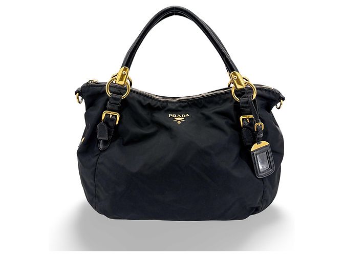 Prada Shoulder Python XL Noir