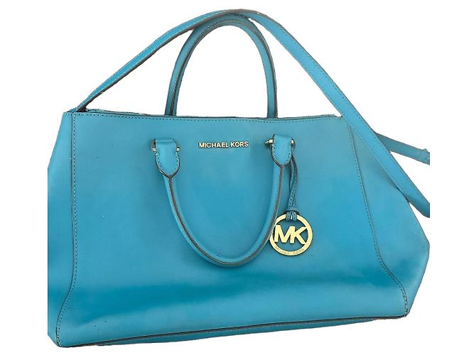 Bolsa Tote Michael Kors de couro azul