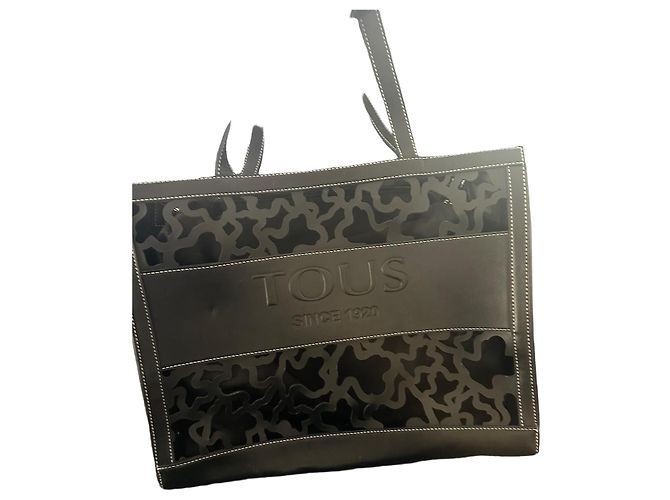 Autre Marque Borsa Tote Tous in Pelle Nera Nero