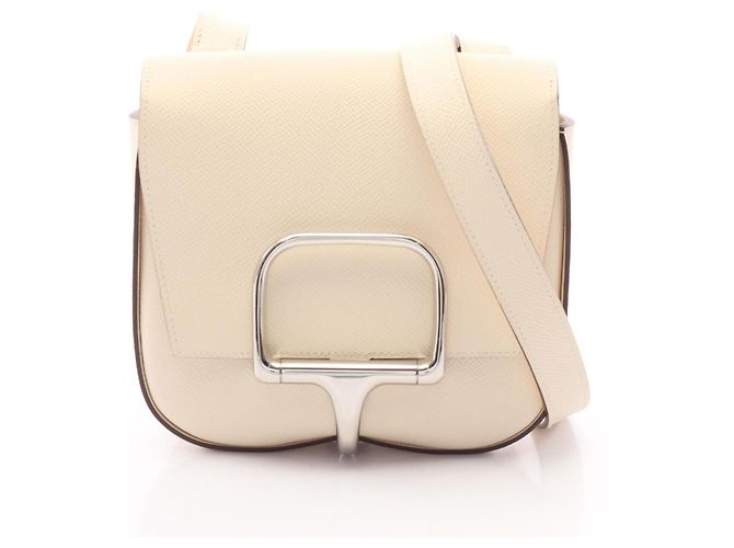 Hermès Hermes Della Cavalleria Mini Shoulder Bag Écru