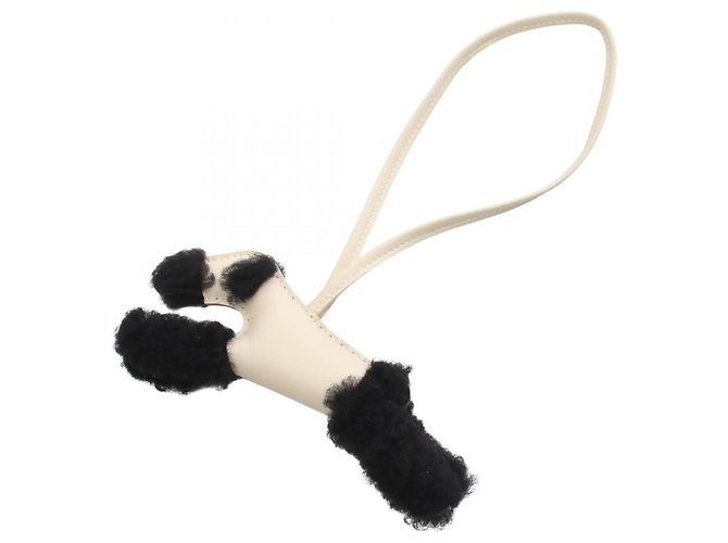 Hermès Hermes Buddy Charm Handbag Accessory Black Cream
