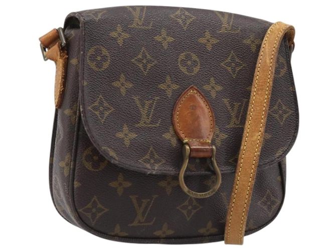 Bolso de hombro LOUIS VUITTON Monogram Saint Cloud MM M51243 LV Auth 204033 Monograma