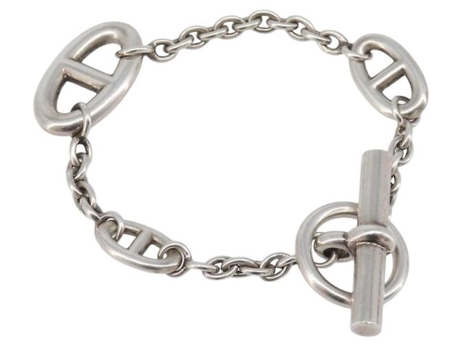 Hermès Bracciale HERMES Farandole ST Ag925 Silver Auth 204142M Argento