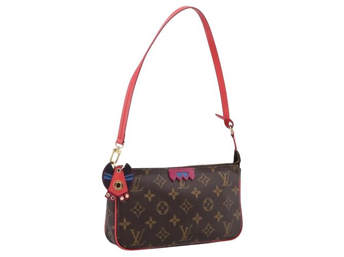 LOUIS VUITTON Monogram Totem Pochette Accessoires Pouch M41669 LV Auth BA15818V