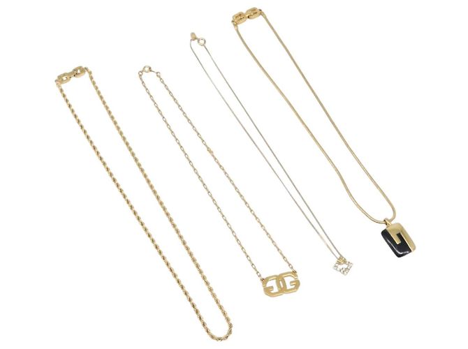 Collier GIVENCHY Metal Ensemble de 4 Doré Auth SW2854