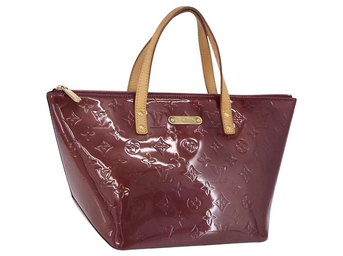 LOUIS VUITTON Monogram Vernis Bellevue PM Hand Bag Violet M93584 LV Auth 204368V Purple