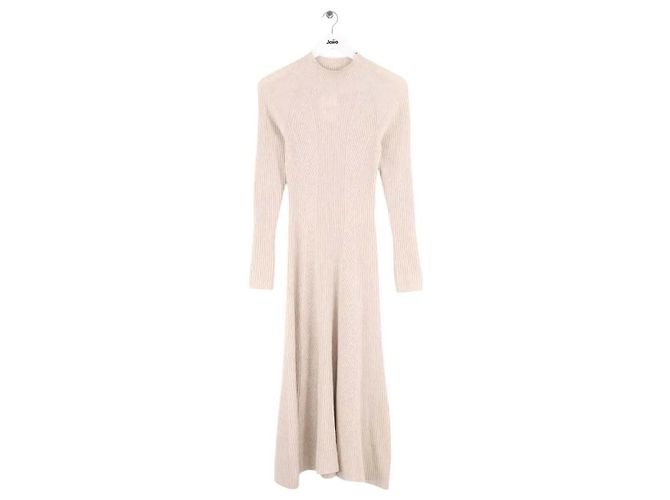 Eric Bompard Beige Cashmere Dress S