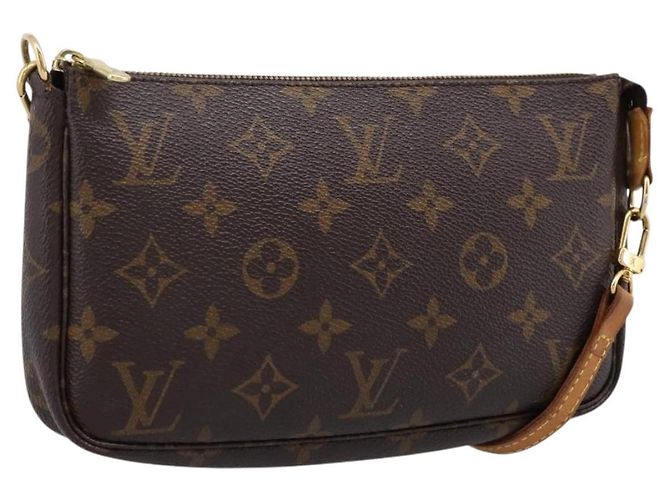 LOUIS VUITTON Monogram Pochette Accessoires Pouch M82766 LV Auth 203898V Monogramma