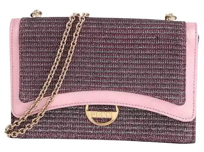 Mini bolso de mano Emilio Pucci de cuero rosa