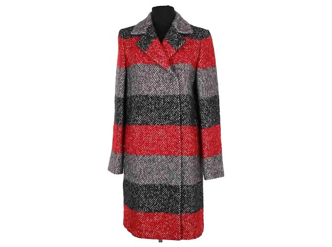 Abrigo de lana rojo Sportmax Roja