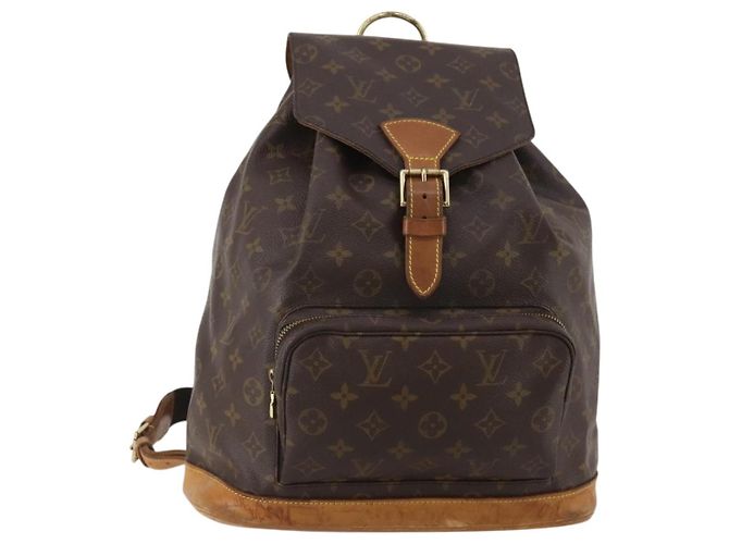 LOUIS VUITTON Monogram Montsouris GM Rucksack M51135 LV Auth 202631 Monogramm