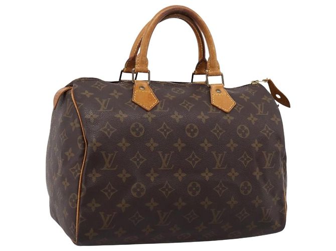 Bolso de mano LOUIS VUITTON Monogram Speedy 30 M41526 LV Auth 201356 Monograma