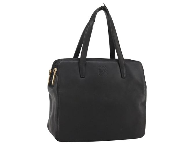 Borsa LOEWE in pelle nera e oro autentica 204858 Nero D'oro