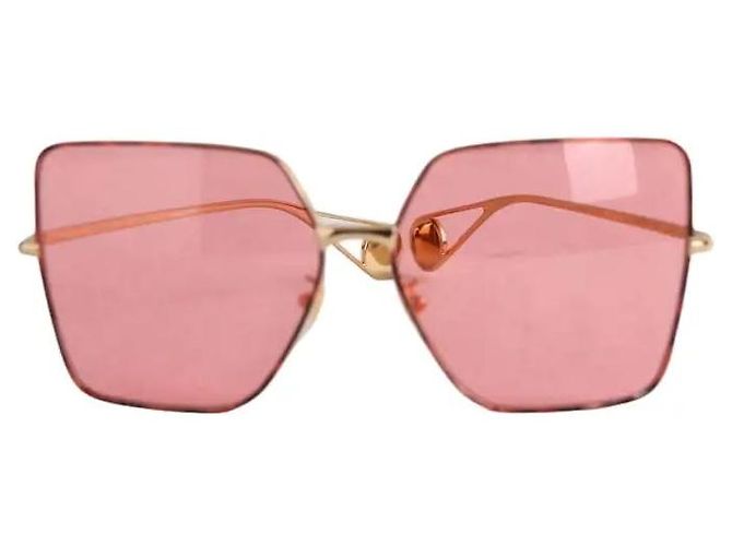 Gafas de sol Gucci de metal rosa