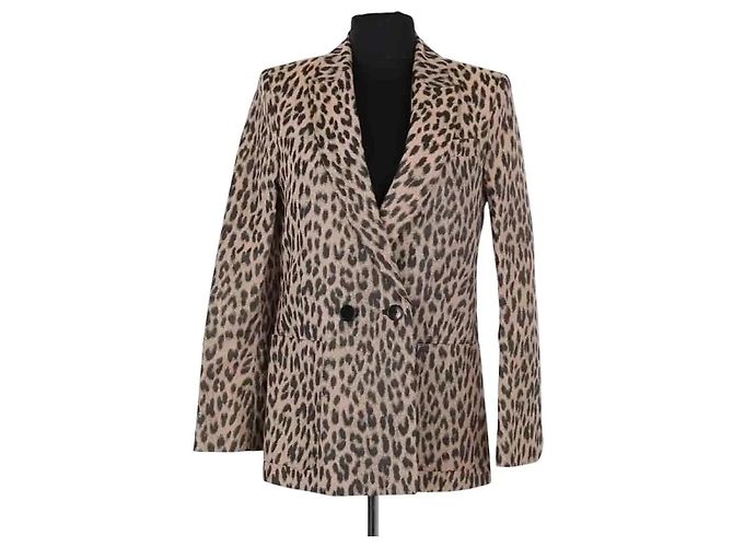 Zadig & Voltaire Blazer Visko Jac Leo camel