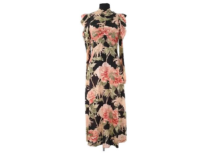Zimmermann Multicolored Silk Dress Multiple colors