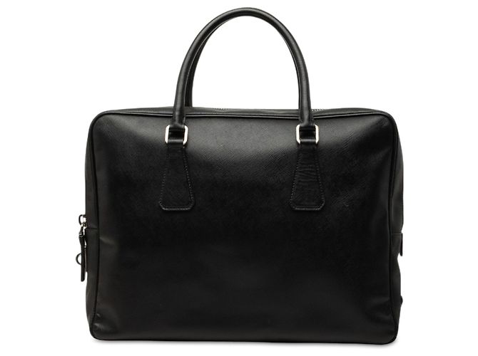 Black Prada Saffiano Business Bag
