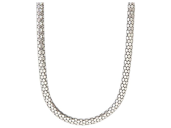 Autre Marque John Hardy Sterling Silver Dot Chain Halskette