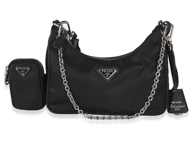 Bolsa Prada Re-Edition 2005 em Re-Nylon Preto
