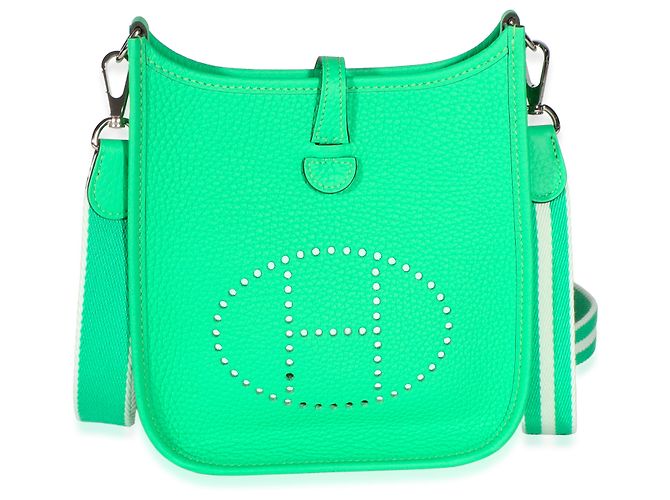 Hermès Vert Comics Clemence Mini Evelyne 16 TPM PHW Verde