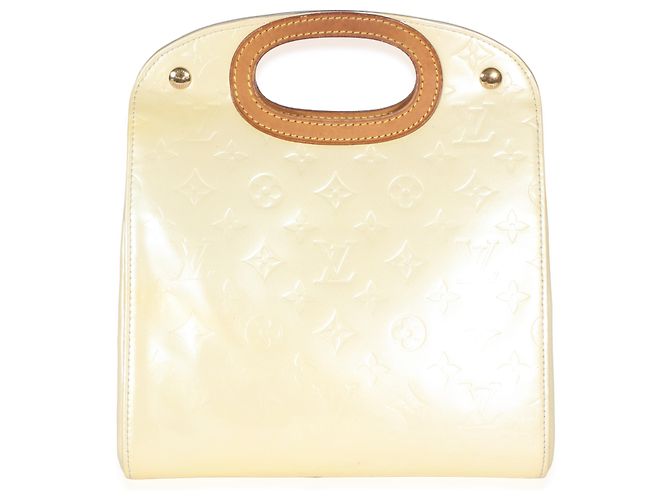 Louis Vuitton Pale Yellow Monogram Vernis Maple Drive Jaune
