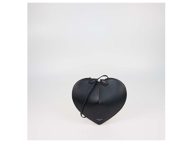 Alaïa Borsa a tracolla Le Coeur in pelle nera Alaia Nero