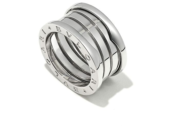 Bulgari Anillo Bvlgari B.Zero1 3-Band Oro Blanco