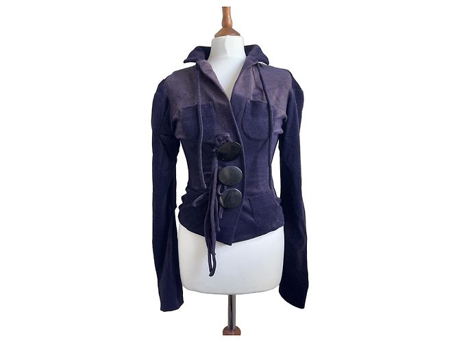 Vivienne Westwood Gold Label 'Dressed to Scale' Jacke Dunkelviolett