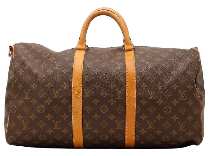 Louis Vuitton Keepall 55 Monogram Canvas Reisetasche Braun Monogramm