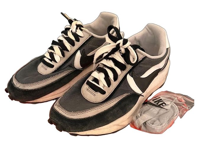 Nike x Sacai LDWaffle Baskets Gris Noir Blanc