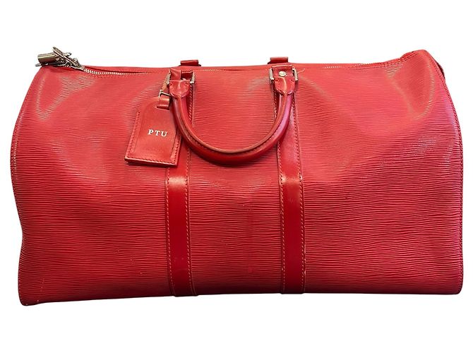 Borsa da viaggio Louis Vuitton 2006, pelle Epi rossa