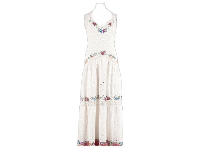 Autre Marque Vestido LoveShackFancy de algodão branco