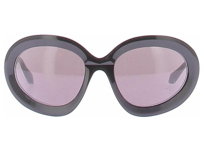 Alaïa Solaires noires oversize Black