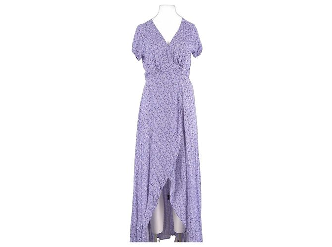Autre Marque Vestido longo roxo AUGUSTE
