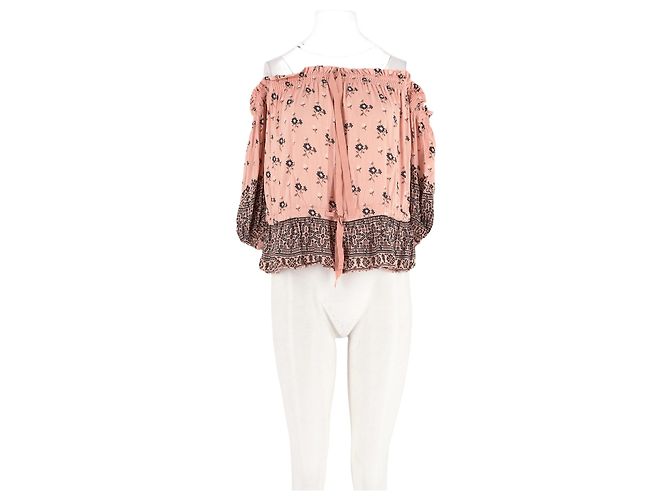 Autre Marque Pink loose fitting viscose top