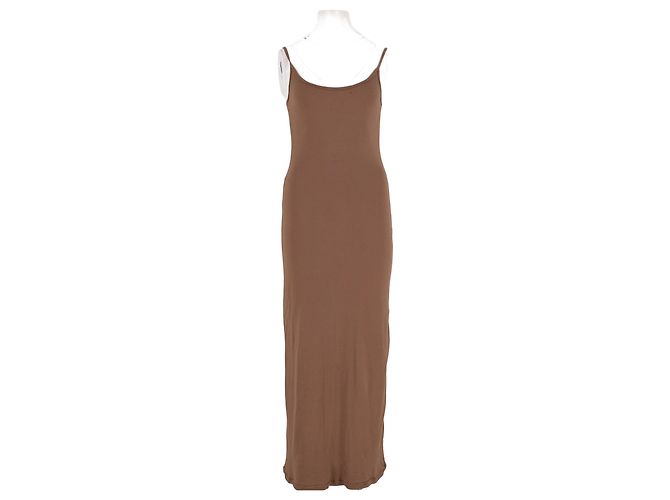 Autre Marque Vestido maxi marrón BUMPSUIT Castaño