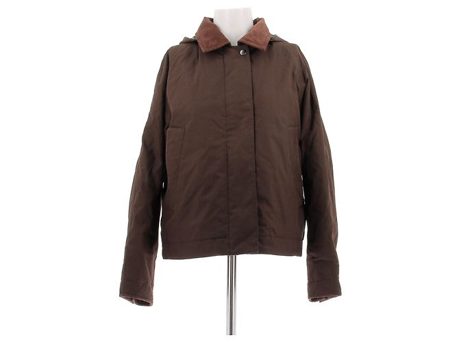 Giacca in cotone marrone JW Anderson x Uniqlo
