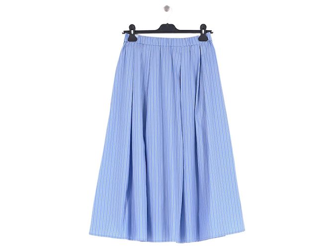 Autre Marque Saia de algodão azul STYLEIN