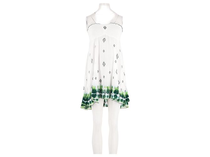 Autre Marque Crop top branco de algodão POUPETTE ST BARTH