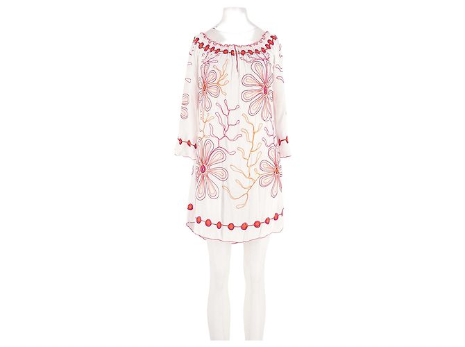 Autre Marque POUPETTE ST BARTH Weißes Minikleid