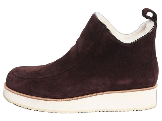 Gabriela Hearst Harry Shearling-Stiefel braun - size EU 39