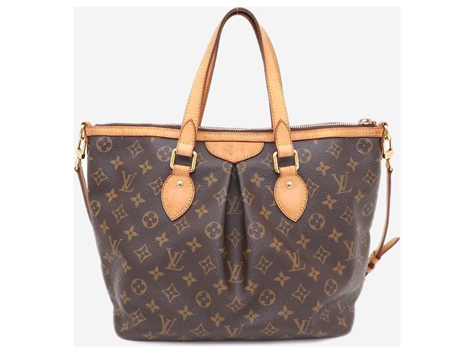 Louis Vuitton Saco tote Palermo PM Monogram castanho 2010 Marrom